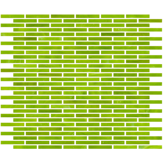 Lime Green Recycled Glass Tile – Susan Jablon